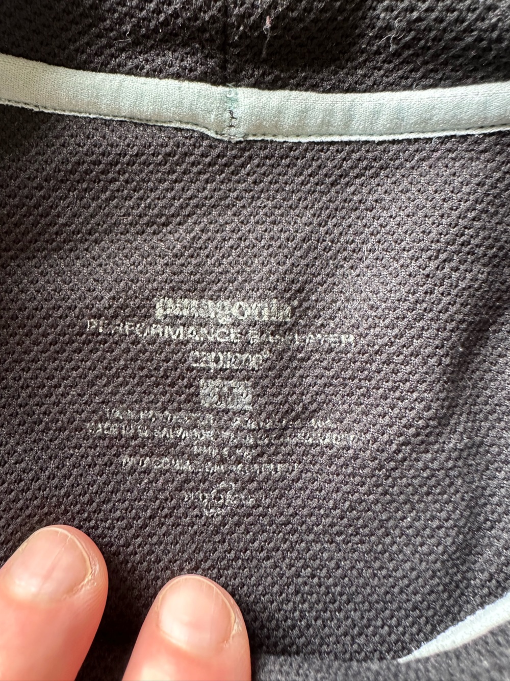 Patagonia Performance Base Layer Black Long Sleeve Crew Neck Top - Picture 10 of 10